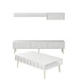 Hanah Home Lyon 3 - Blanco y Oro